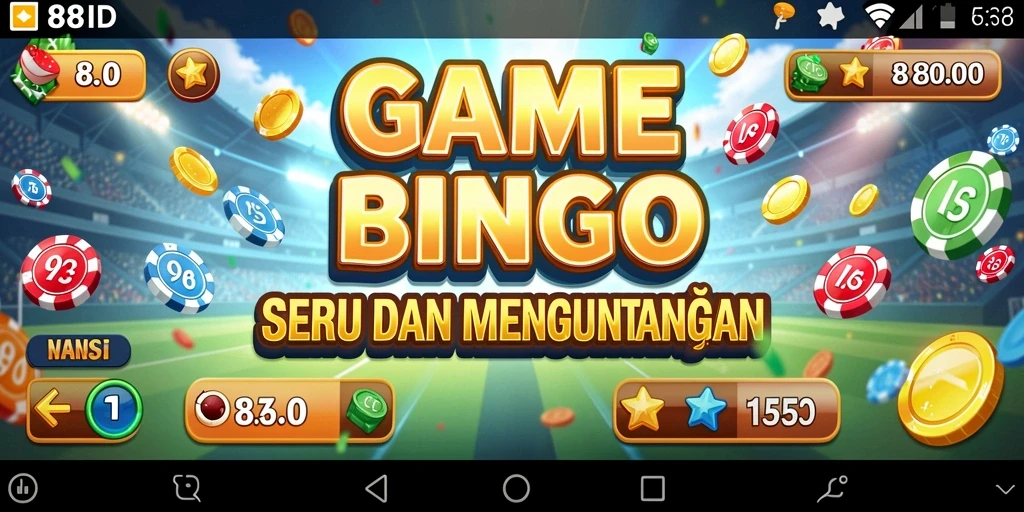 Tampilan gameplay Bingo yang seru dan interaktif di 88ID.