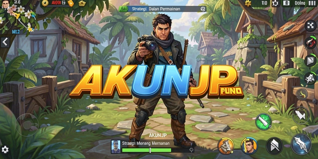Tampilan gameplay AKUNJP yang menarik dan penuh strategi.