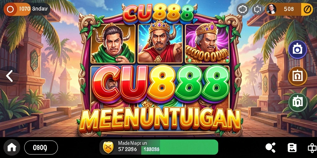 Tangkapan layar CU888 menampilkan gameplay Slot yang memikat dan menarik.