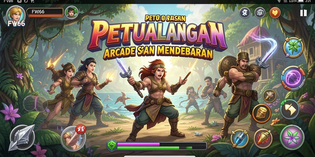 Tampilan gameplay menegangkan dan penuh aksi dari FW66.