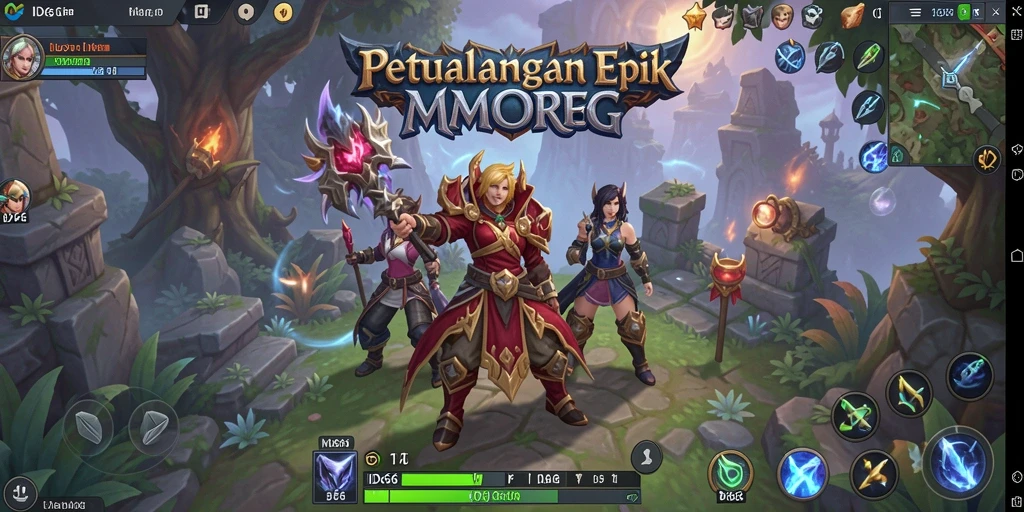 Tangkapan layar <strong>ID66</strong> yang menunjukkan aksi pertarungan mendebarkan di dunia MMORPG.