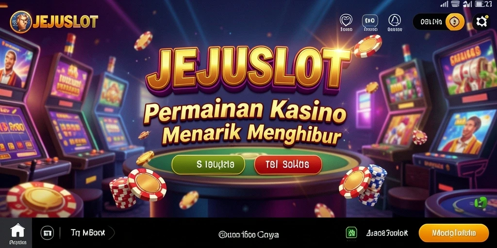 Tampilan menarik dan interaktif dari gameplay JEJUSLOT.