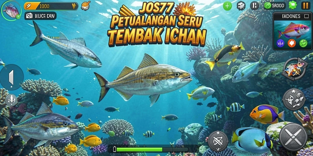 Gameplay seru Tembak Ikan dengan grafis menawan.