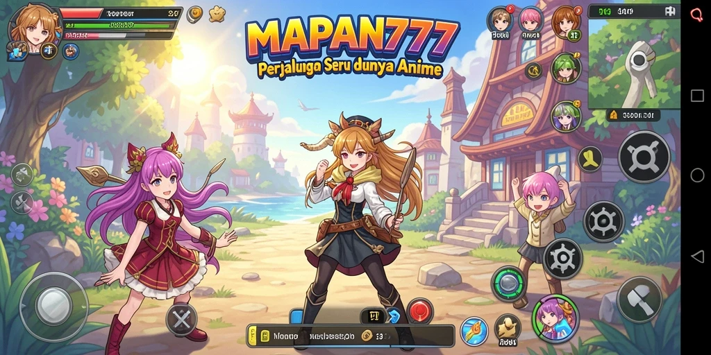 Screenshot menampilkan aksi seru dalam permainan anime yang menakjubkan.