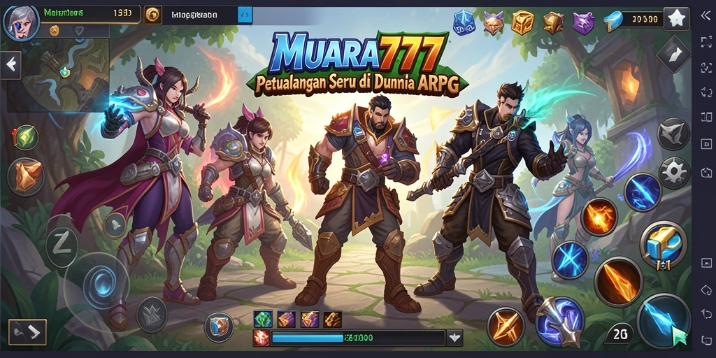 Tangkapan layar gameplay MUARA777 menampilkan pertempuran seru dengan efek visual yang menakjubkan.