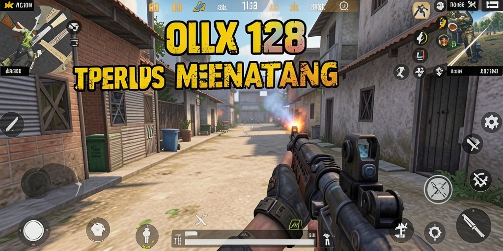 Tampilan gameplay seru dari OLX128 yang menegangkan.