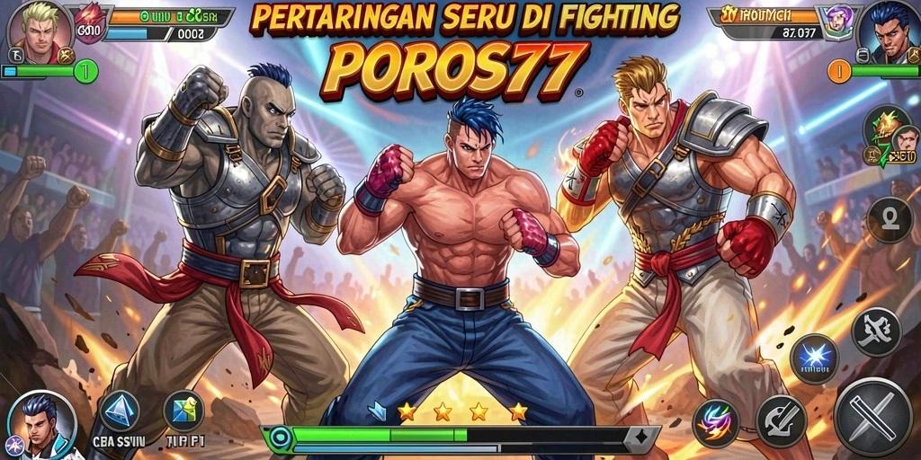 Screenshot utama POROS77 menampilkan pertarungan yang mendebarkan dengan aksi luar biasa.