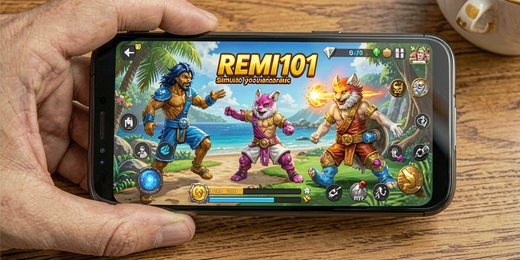 Screenshot gameplay REMI101 menampilkan pengalaman simulasi yang menarik.