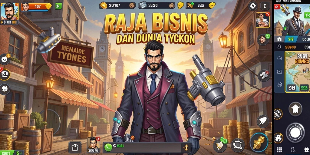 Tampilan menarik dari gameplay Tycoon SD107 yang mendebarkan.