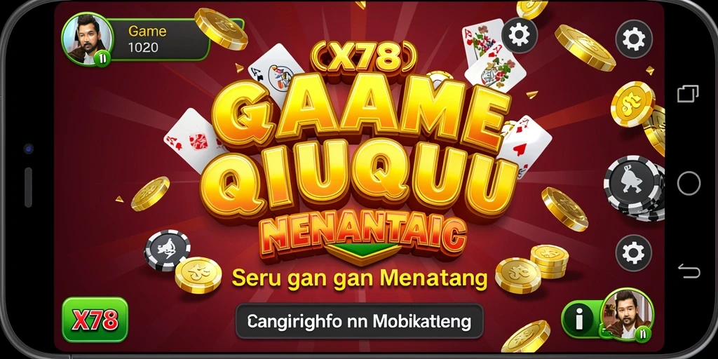 Tampilan gameplay QiuQiu yang seru dan penuh tantangan.